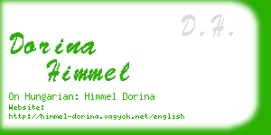 dorina himmel business card